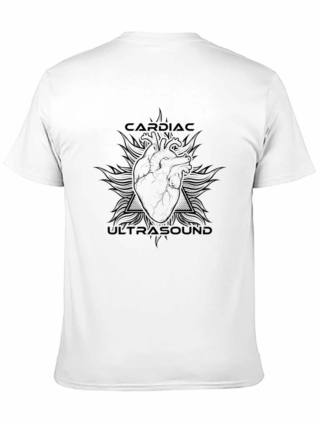 Cardiac Ultrasound Graphic Tee - Medical Anatomy Shirt