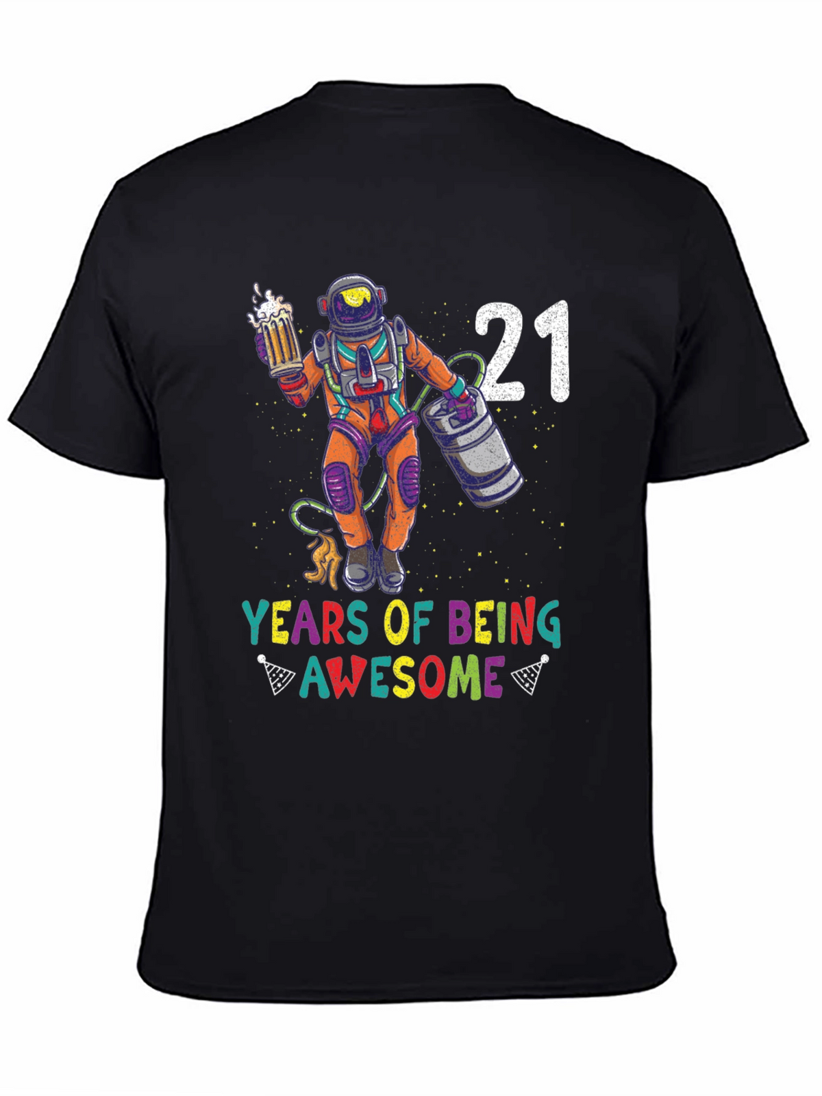 21 Years of Being Awesome Astronaut T-Shirt