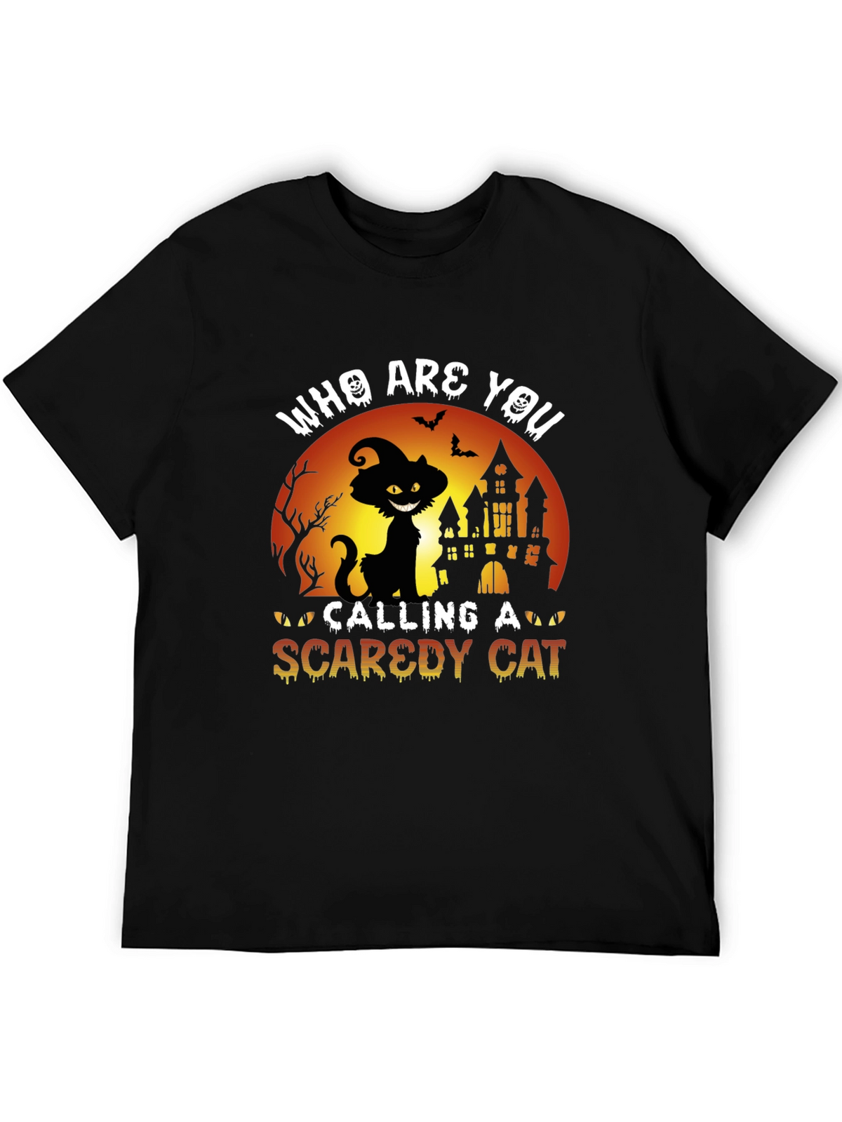 Halloween Black Cat T-Shirt