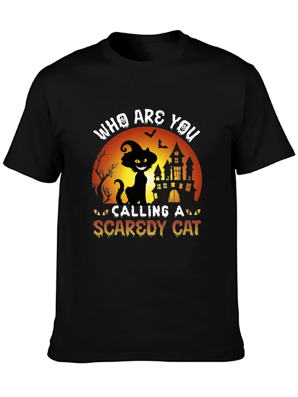 Halloween Black Cat T-Shirt