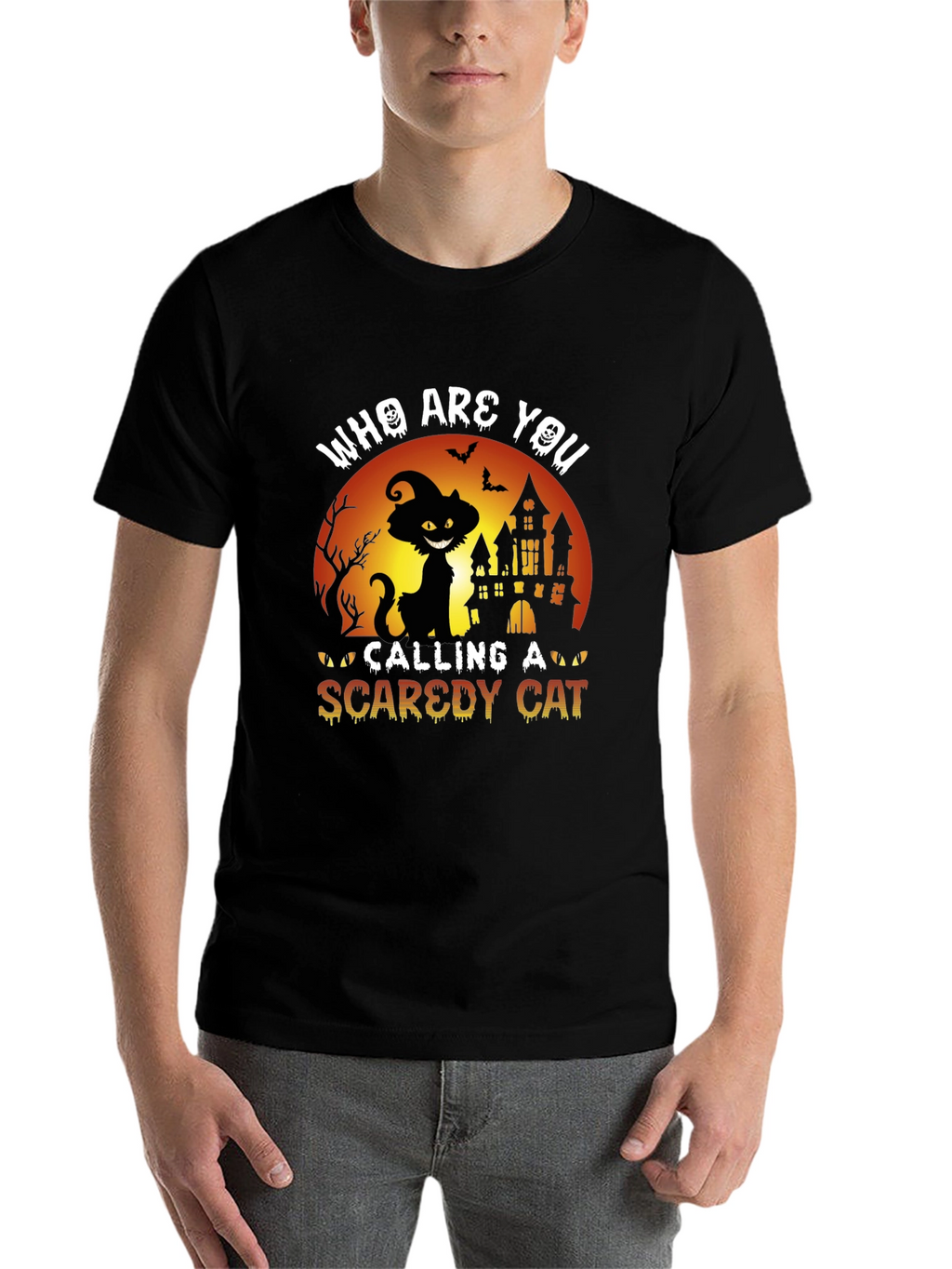 Halloween Black Cat T-Shirt