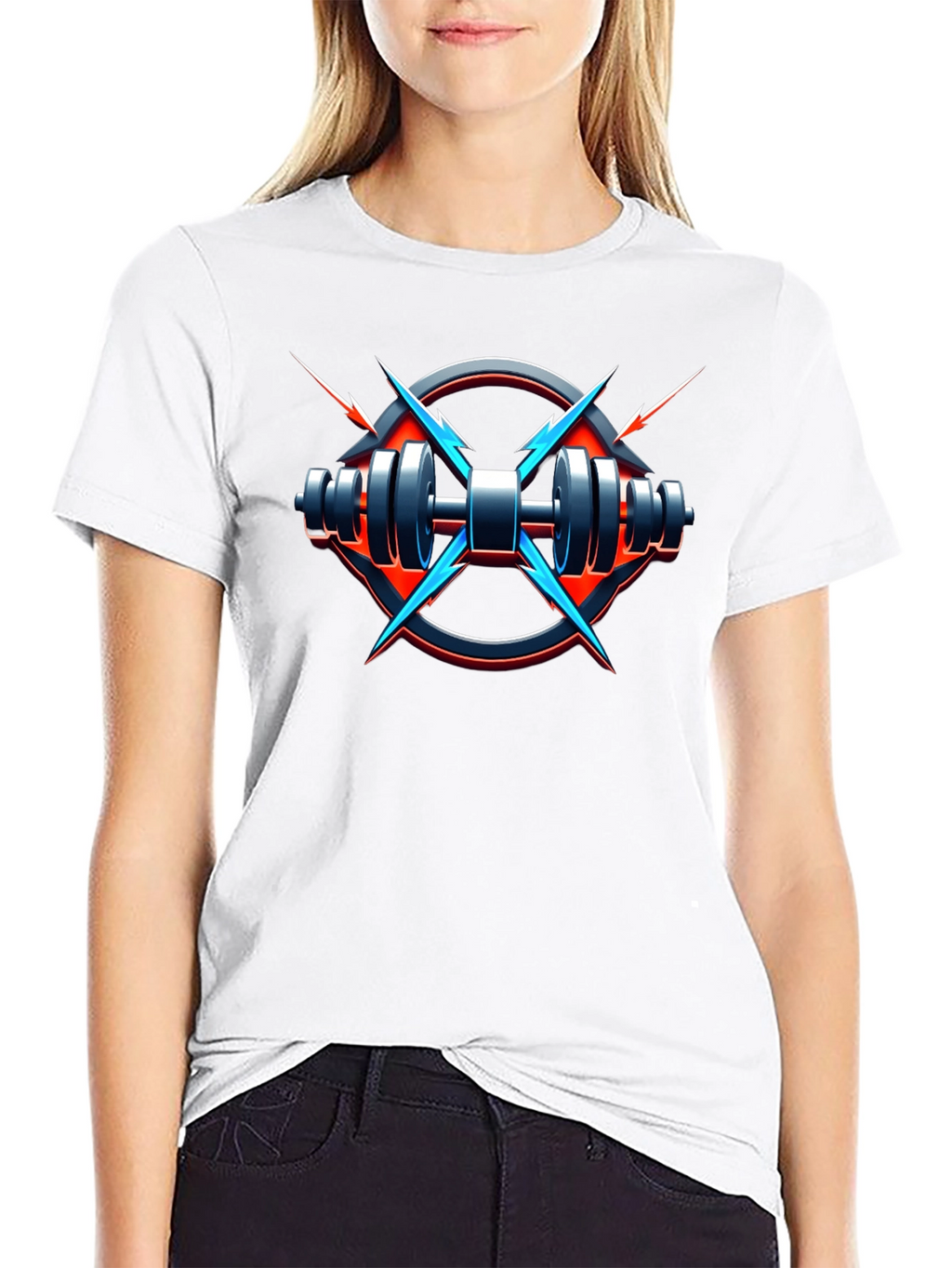Electric Gym T-Shirt - Black Fitness Tee
