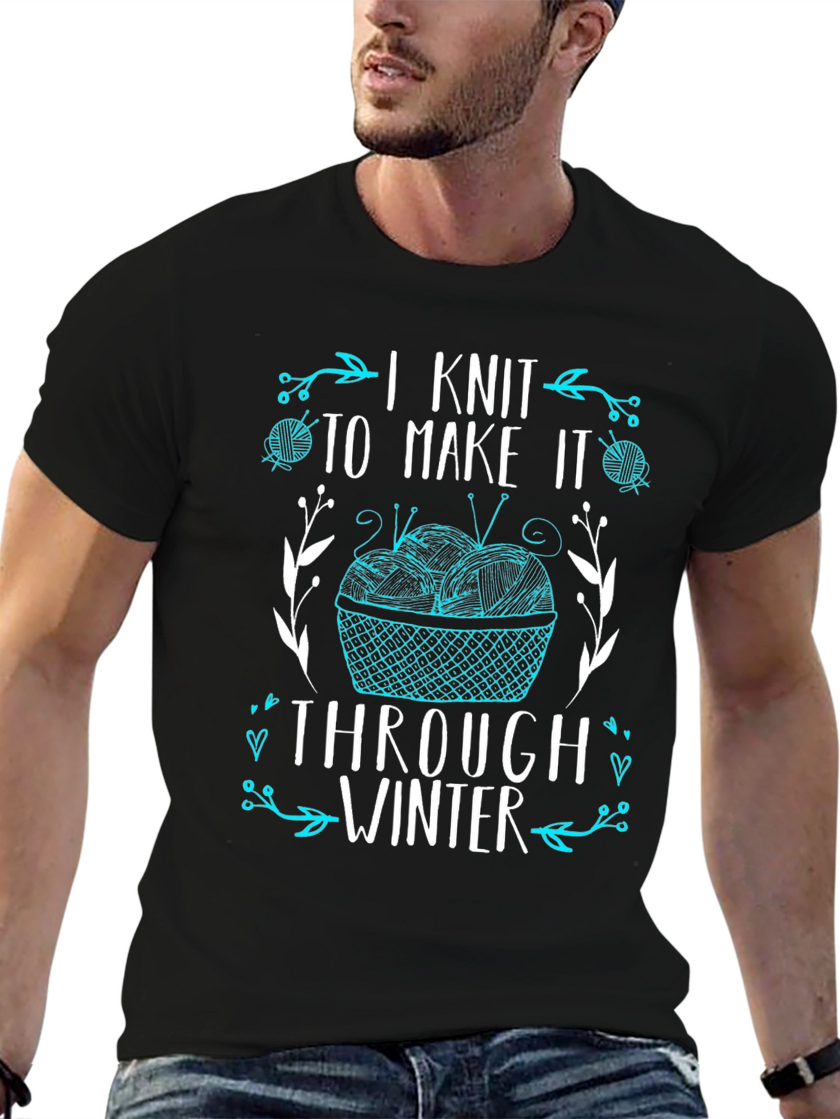 I Knit to Make it Through Winter T-Shirt