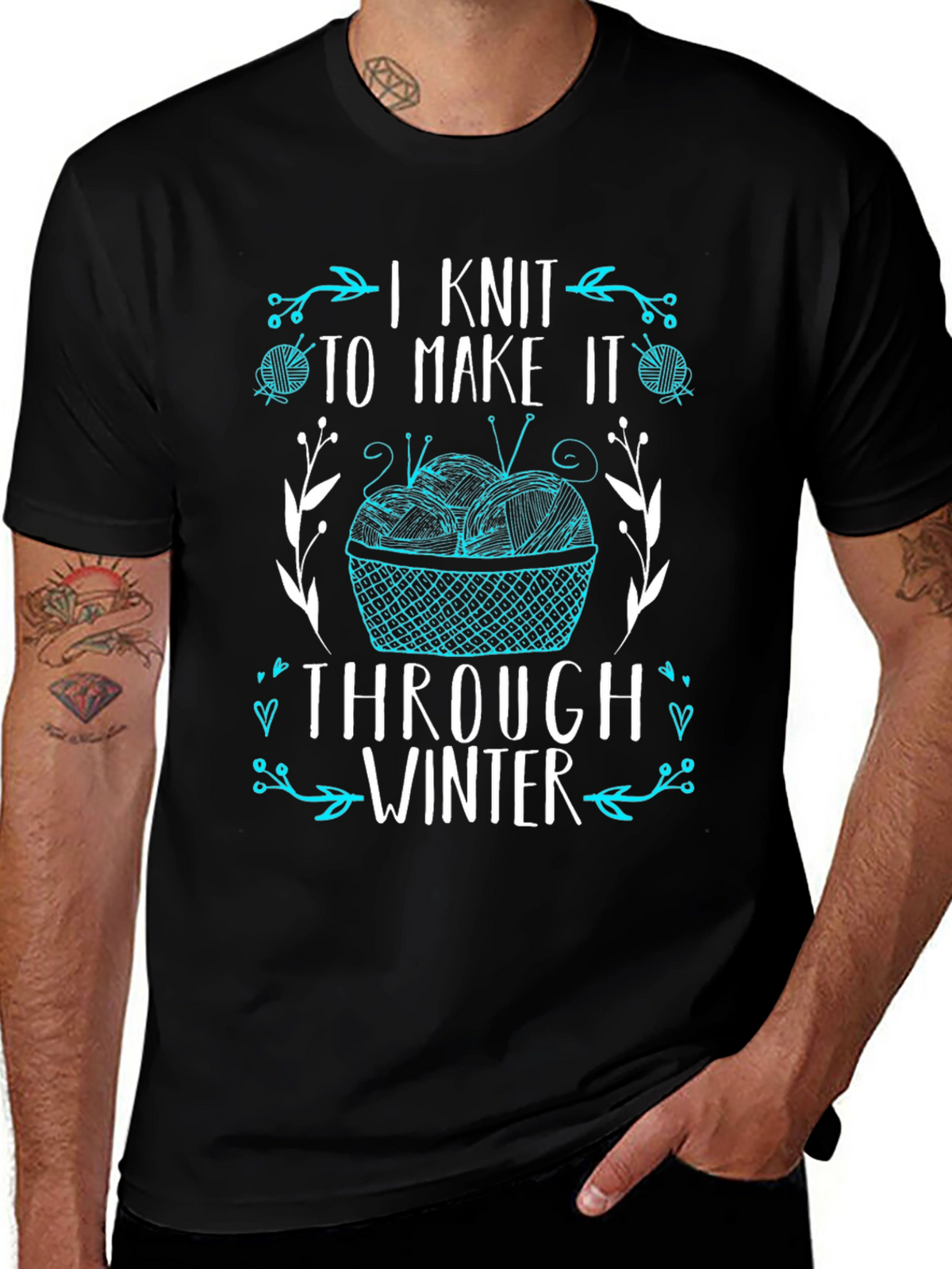 I Knit to Make it Through Winter T-Shirt
