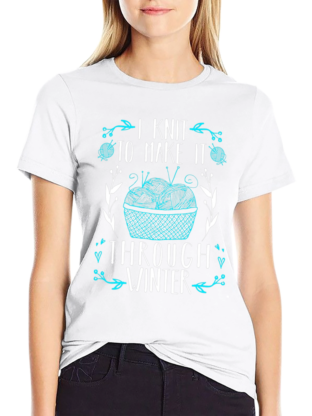 I Knit to Make it Through Winter T-Shirt