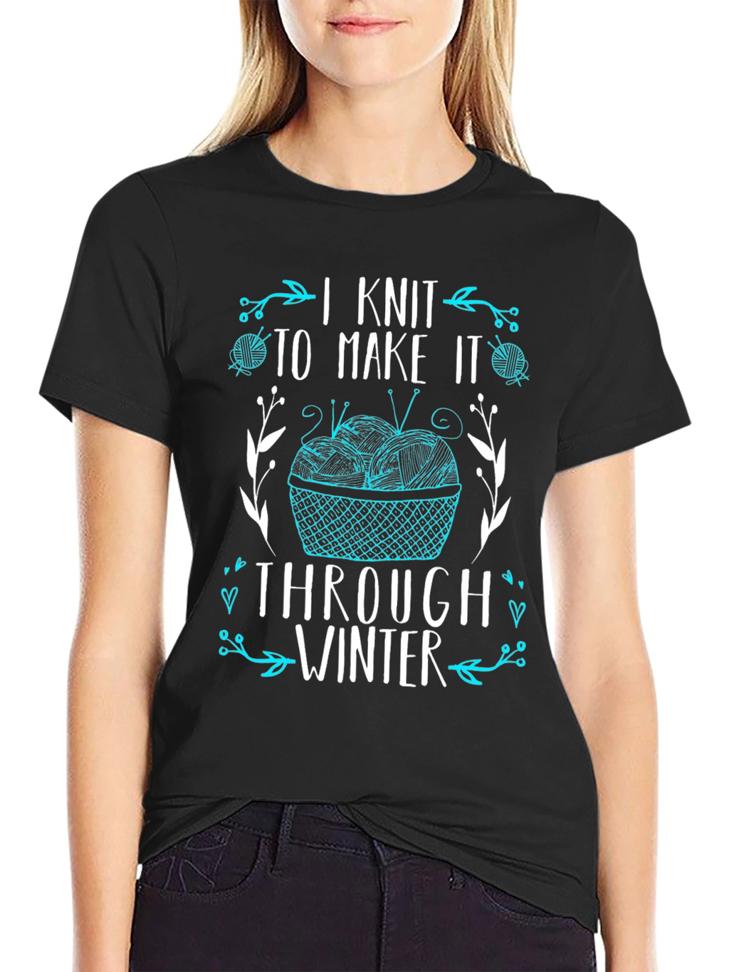 I Knit to Make it Through Winter T-Shirt