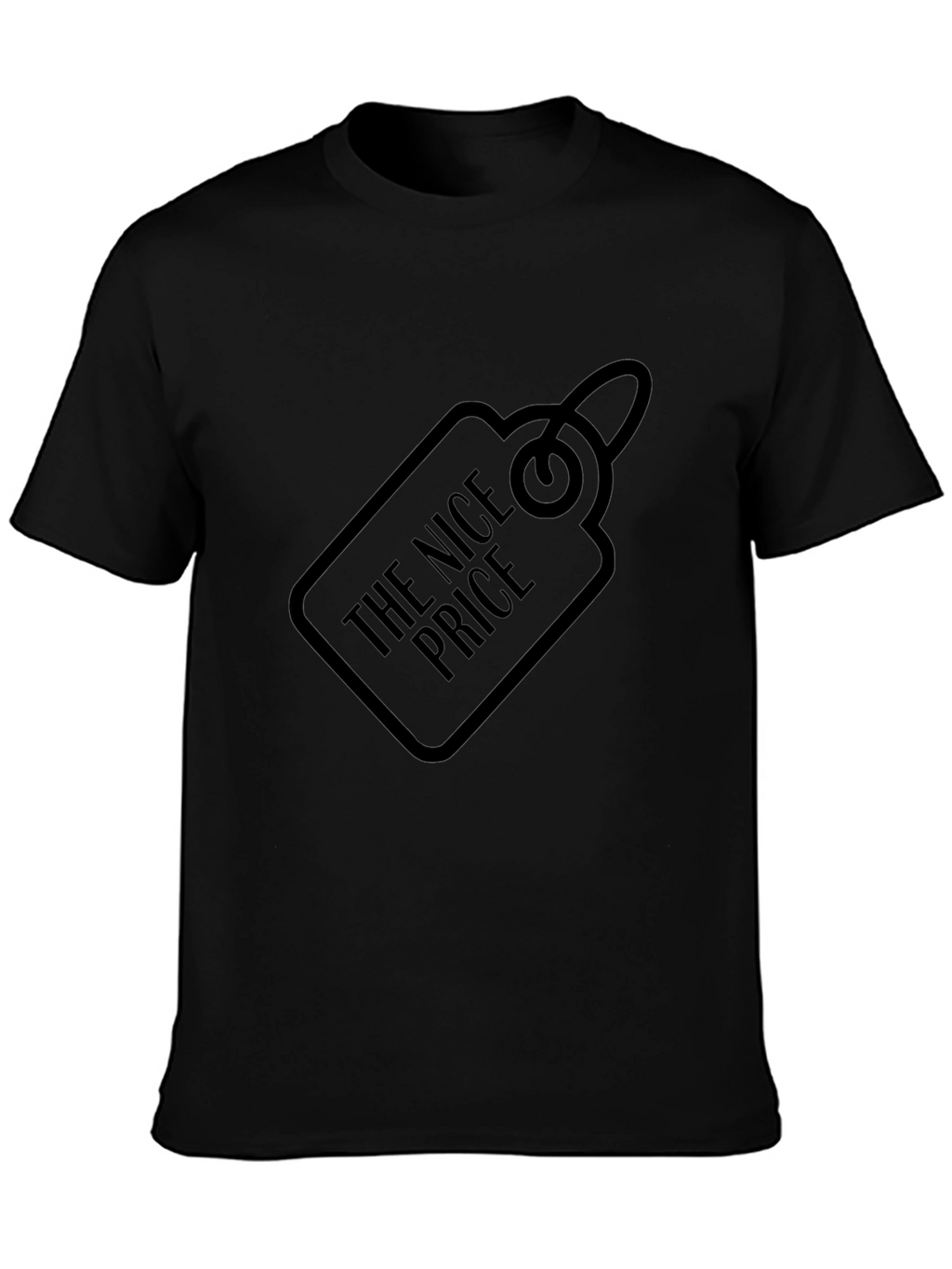 The Nice Price Black Tee Shirt