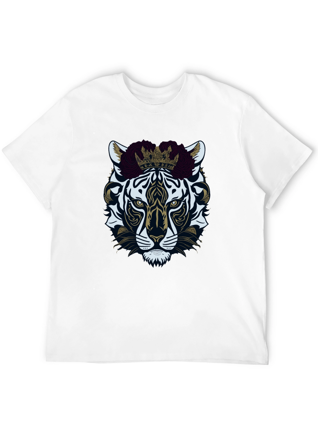 Tiger King Graphic Tee - Premium Black Cotton