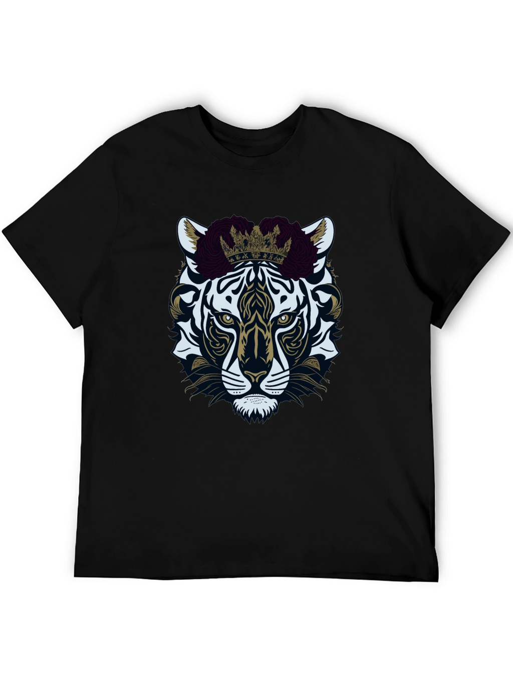 Tiger King Graphic Tee - Premium Black Cotton