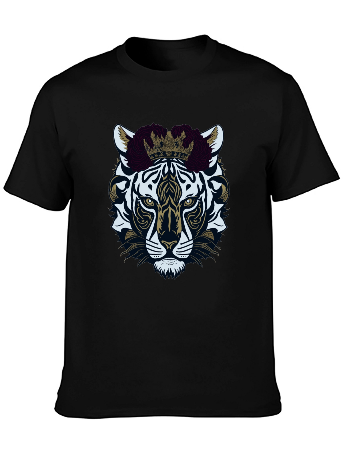 Tiger King Graphic Tee - Premium Black Cotton
