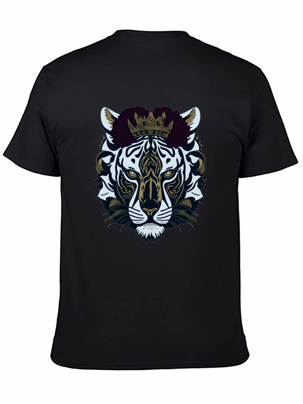 Tiger King Graphic Tee - Premium Black Cotton