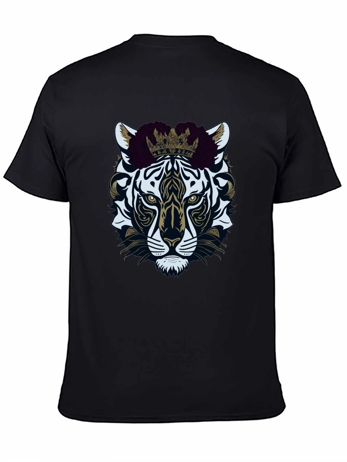 Tiger King Graphic Tee - Premium Black Cotton