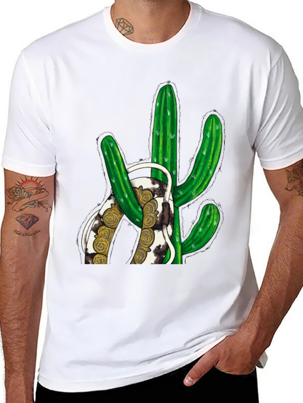 Cactus Graphic Print Tee