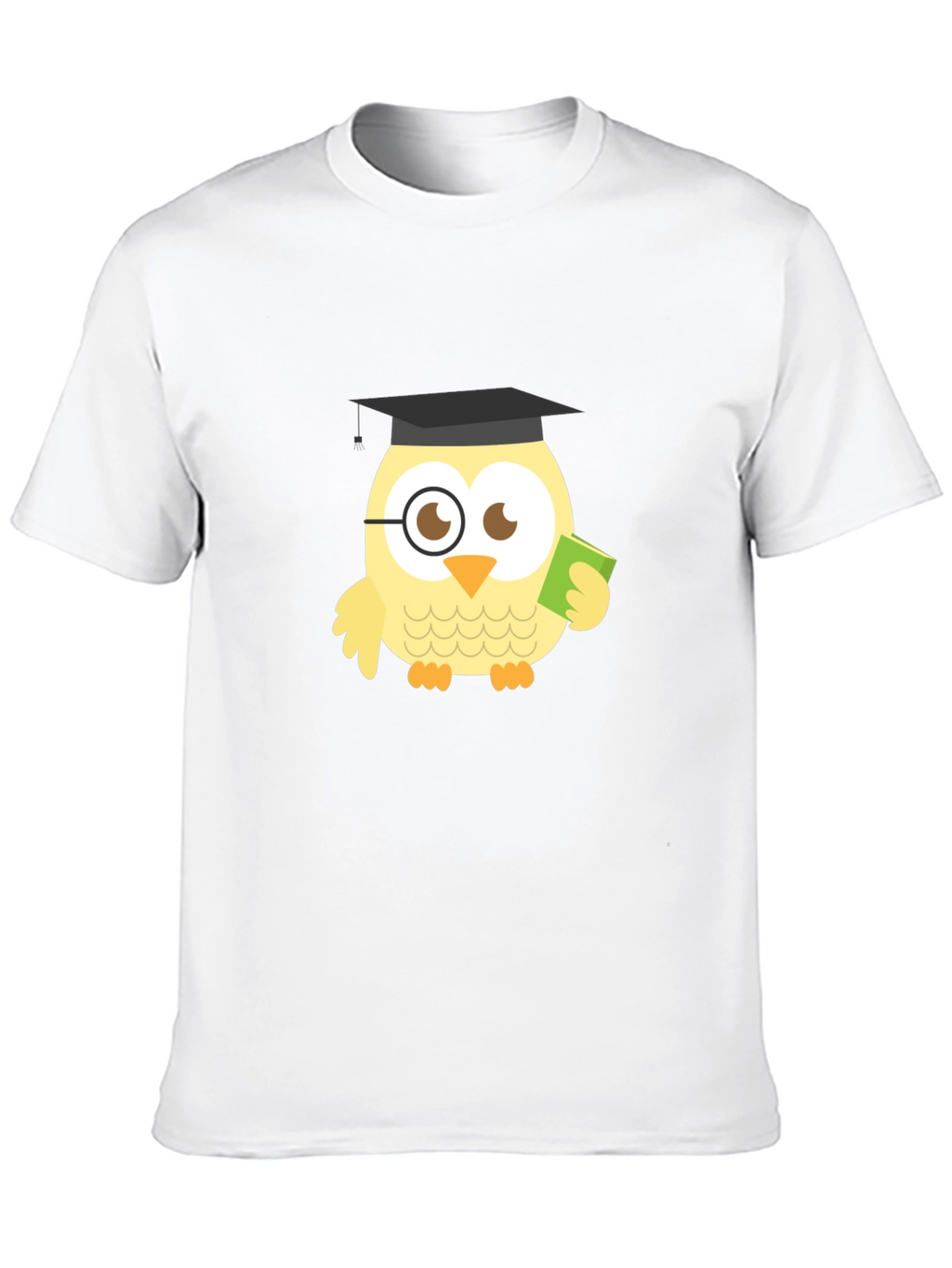 Funny Owl Grad Black T-Shirt
