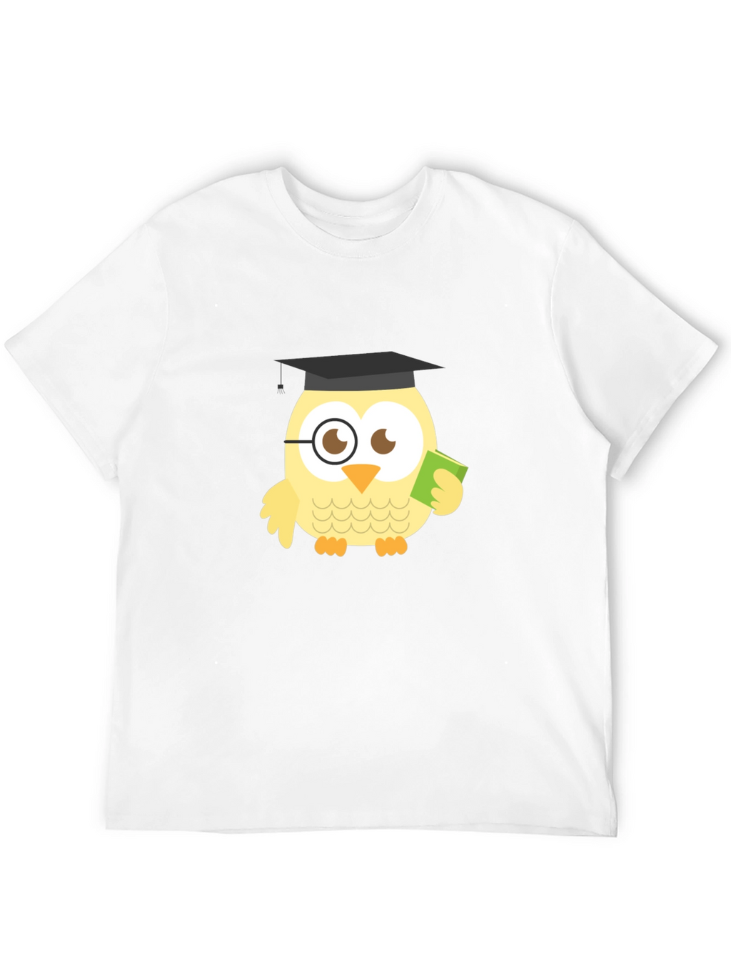 Funny Owl Grad Black T-Shirt