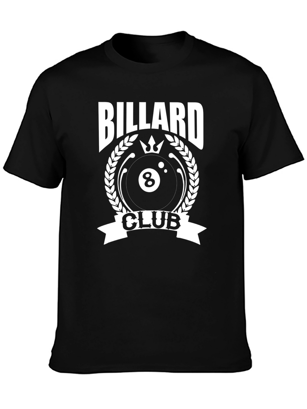 Billiard Club T-Shirt - Cool 8-Ball Design