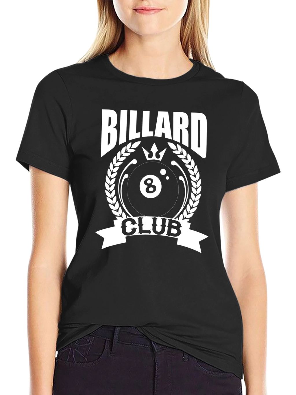 Billiard Club T-Shirt - Cool 8-Ball Design