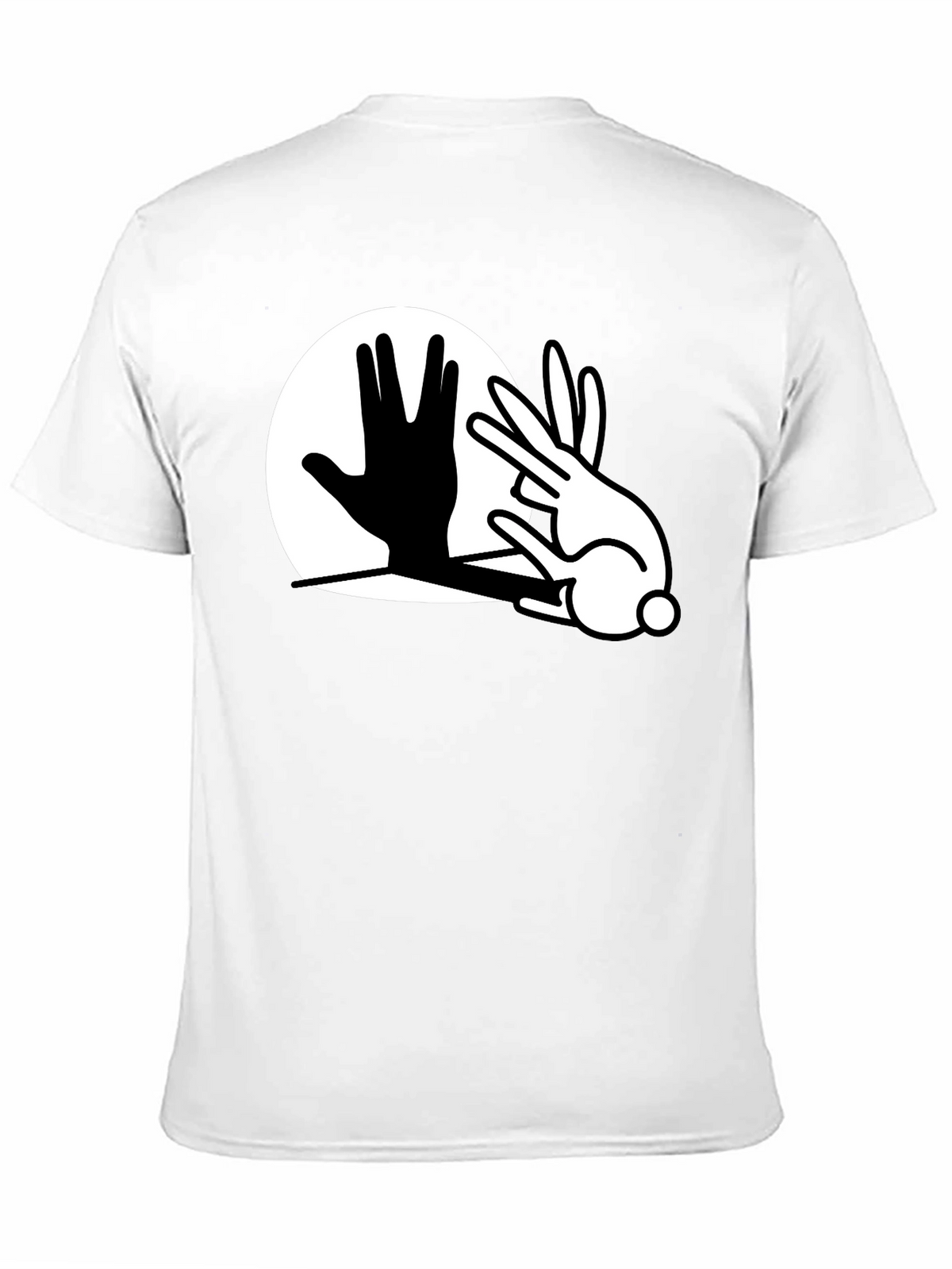 Hand Shadow Puppet Bunny Tee