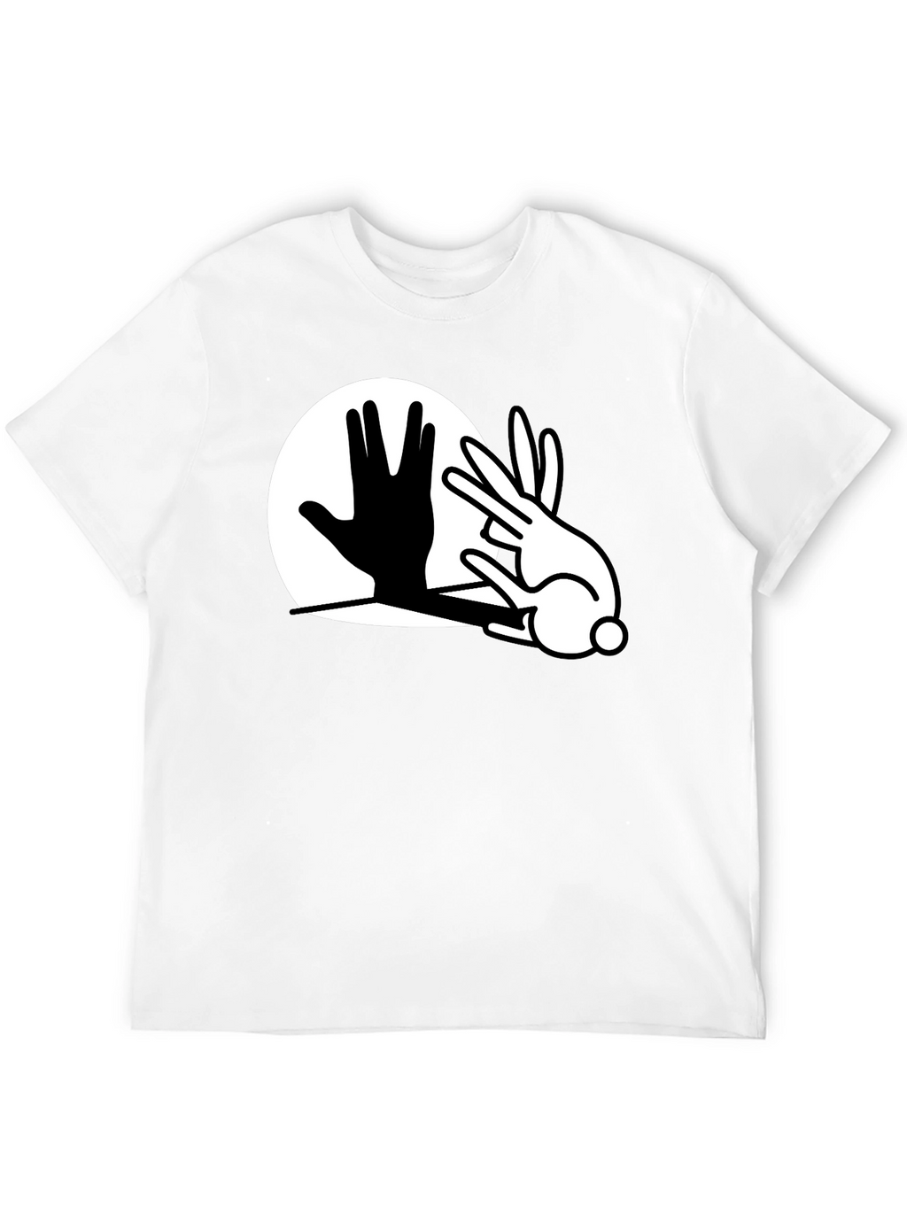 Hand Shadow Puppet Bunny Tee