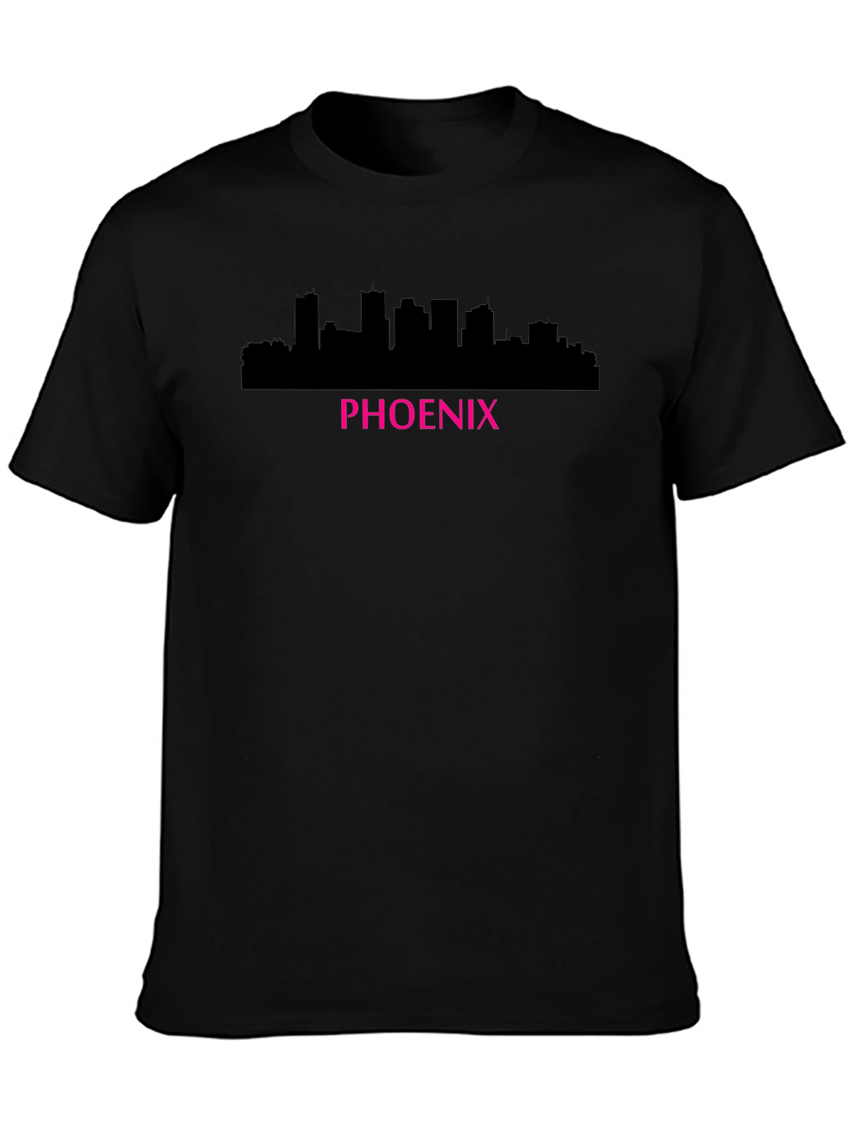 Phoenix Skyline Graphic Tee - Black