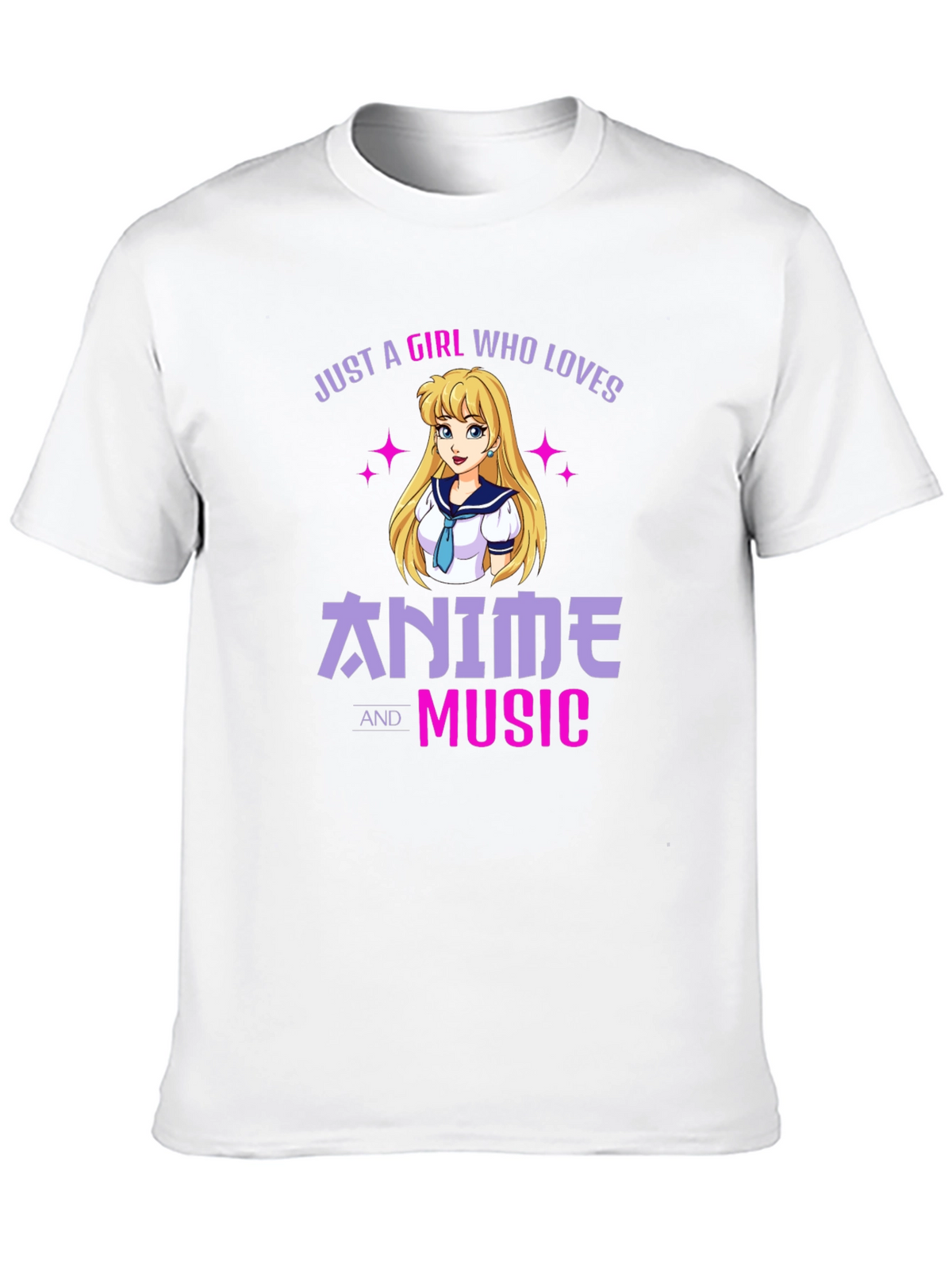 Anime and Music Lover Graphic T-Shirt