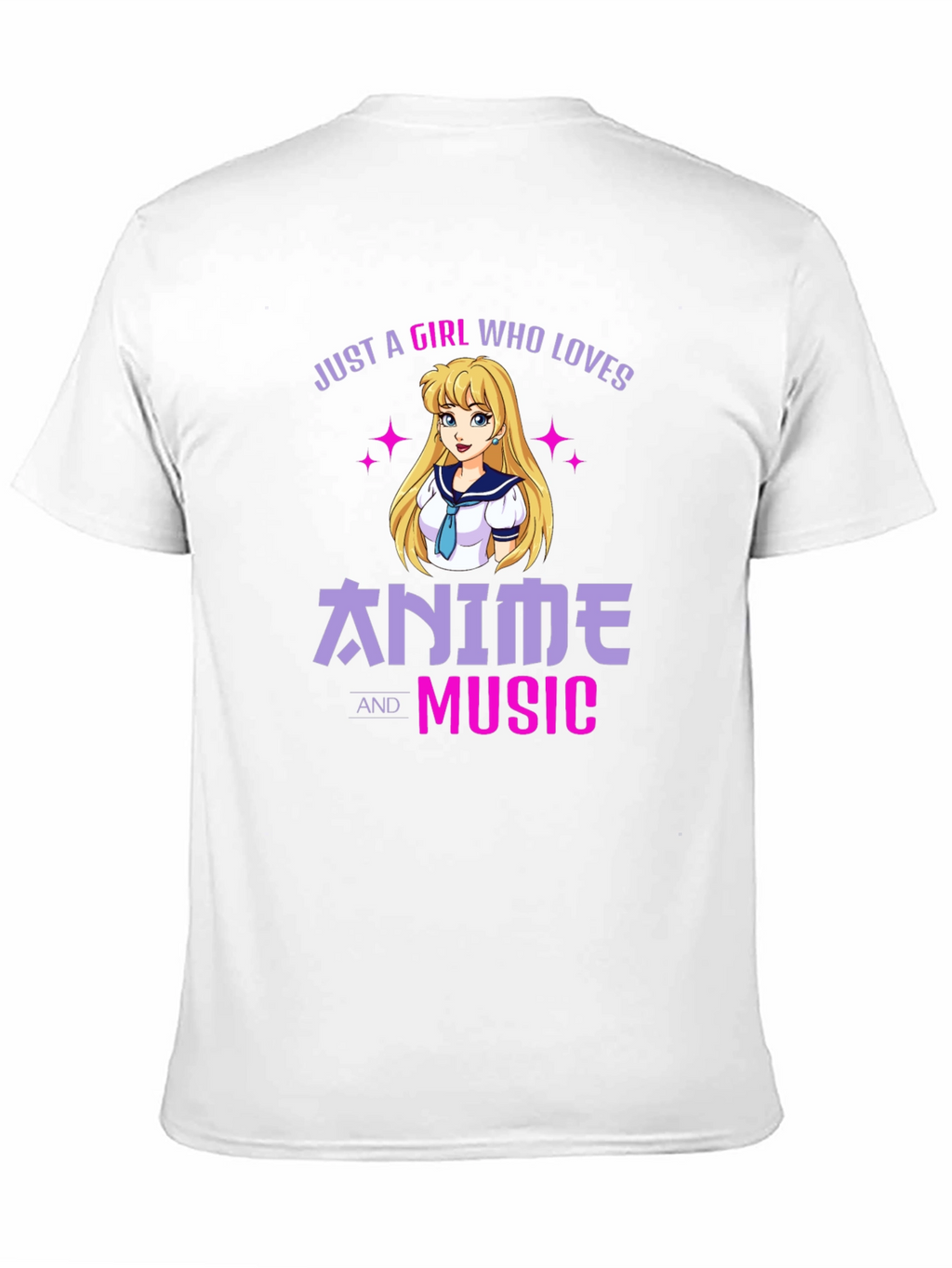 Anime and Music Lover Graphic T-Shirt