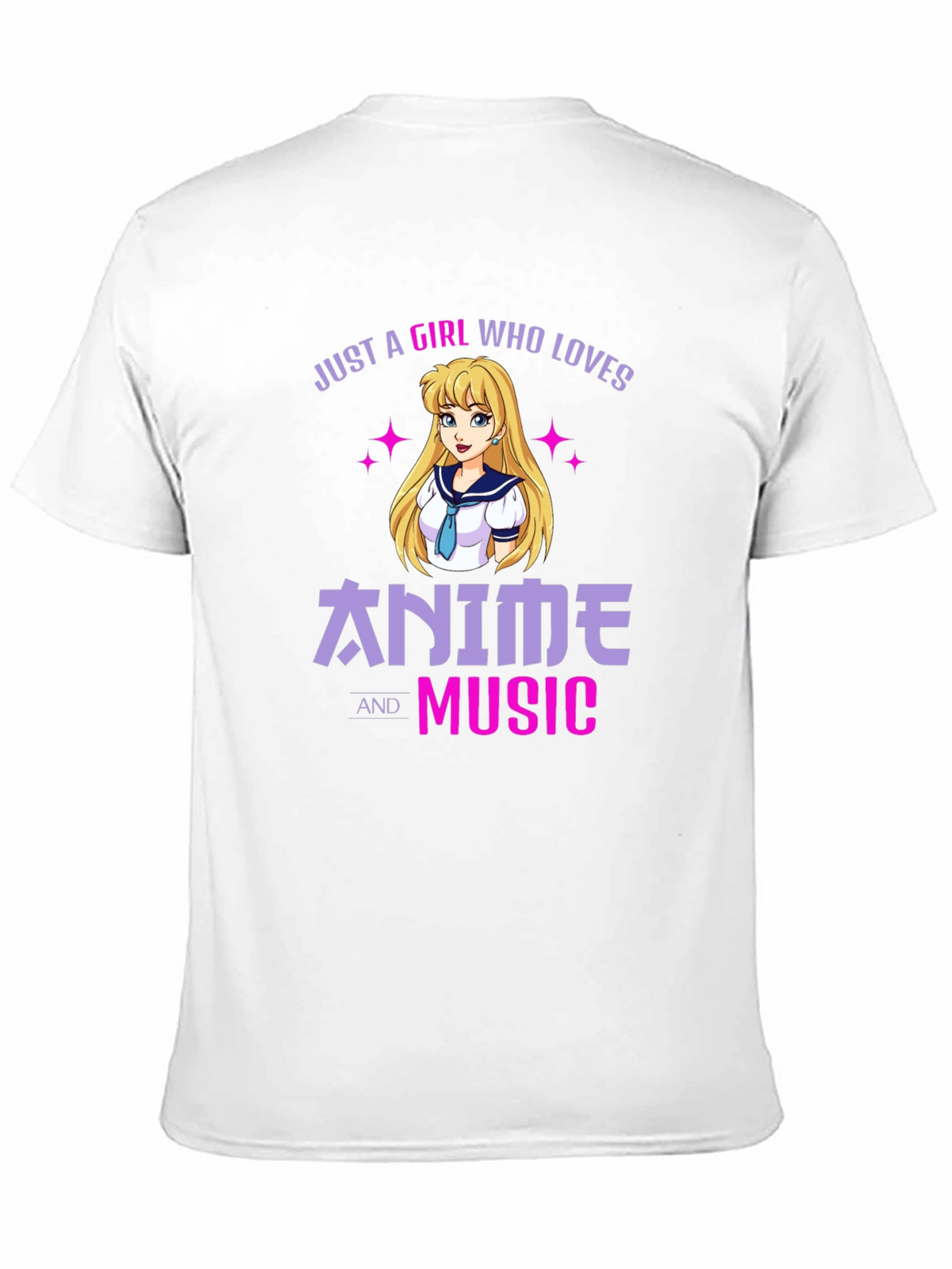 Anime and Music Lover Graphic T-Shirt