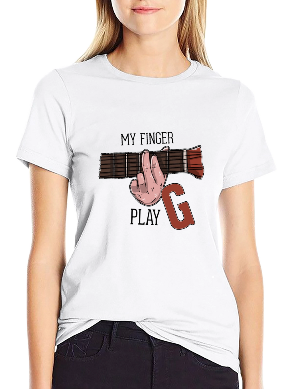 Guitar Chord T-Shirt - Funny Music Player Tee