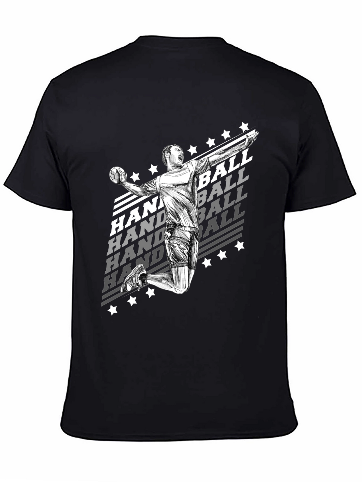 Handball Player Graphic T-Shirt