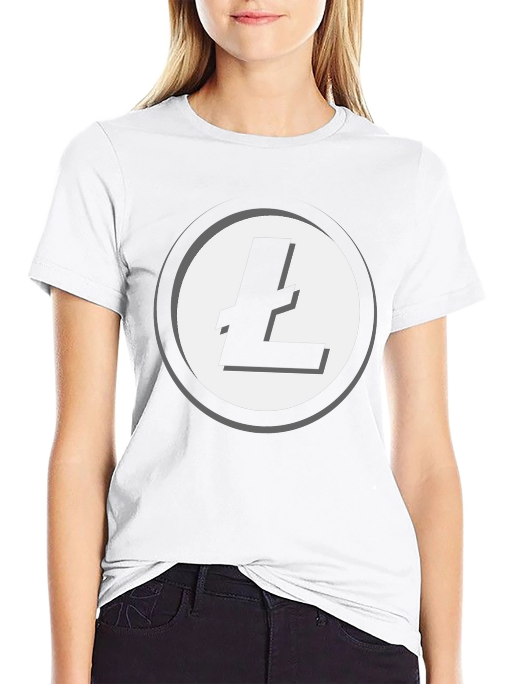 Litecoin Logo T-Shirt - Crypto Enthusiast Apparel