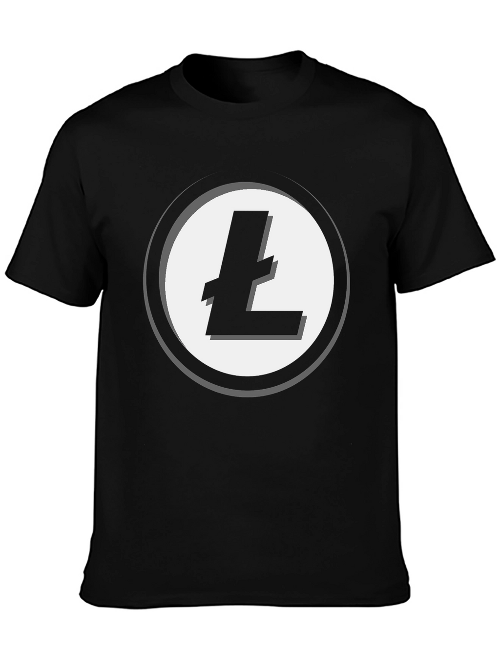 Litecoin Logo T-Shirt - Crypto Enthusiast Apparel