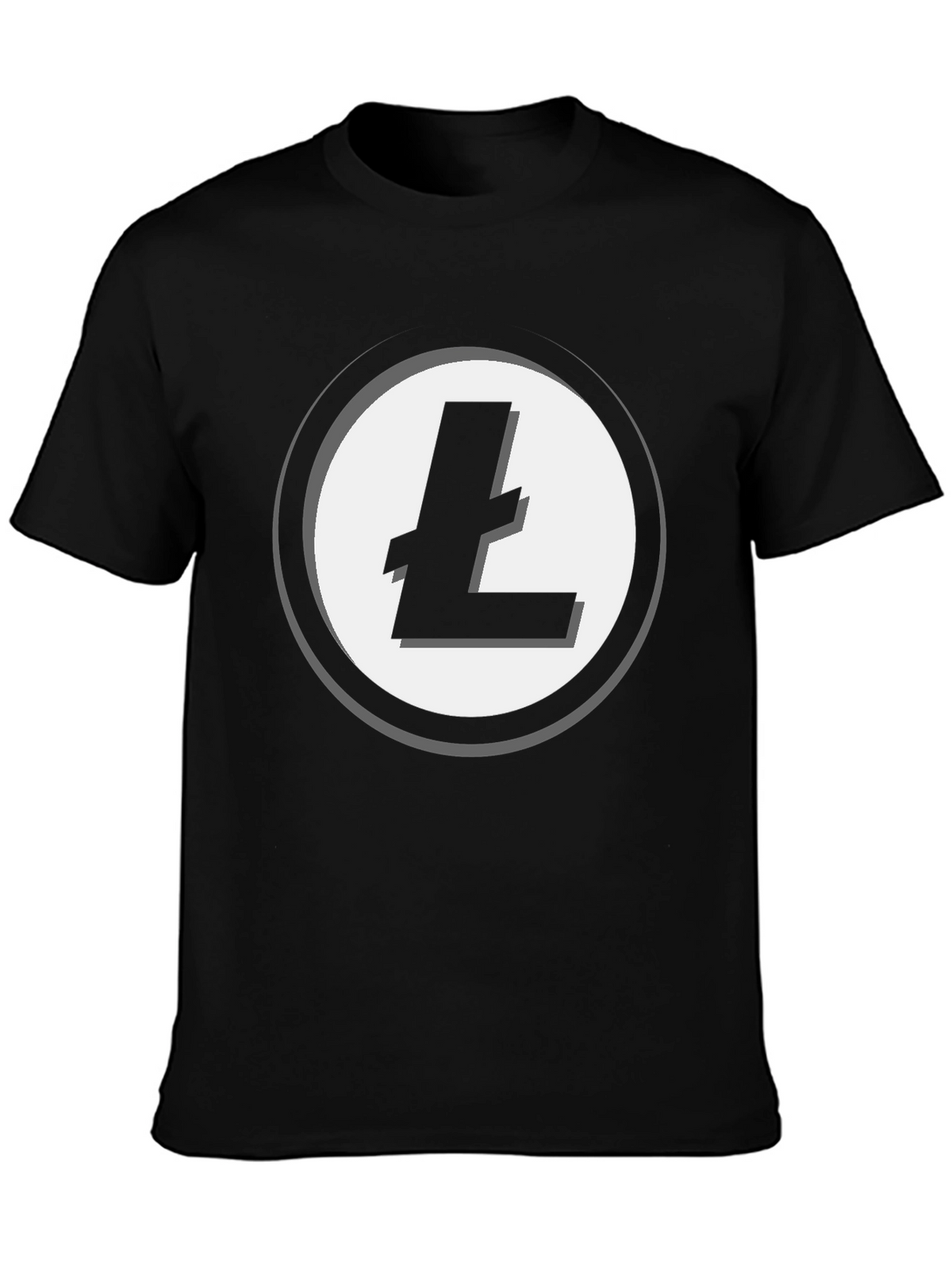 Litecoin Logo T-Shirt - Crypto Enthusiast Apparel