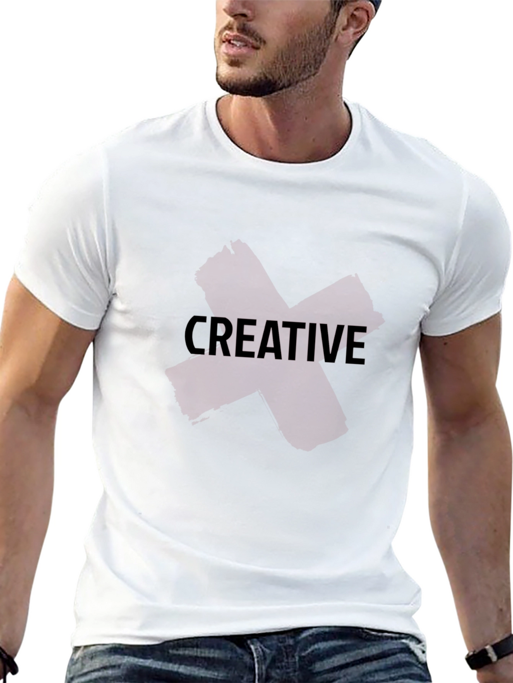 Creative Graphic Tee - Soft Cotton Blend