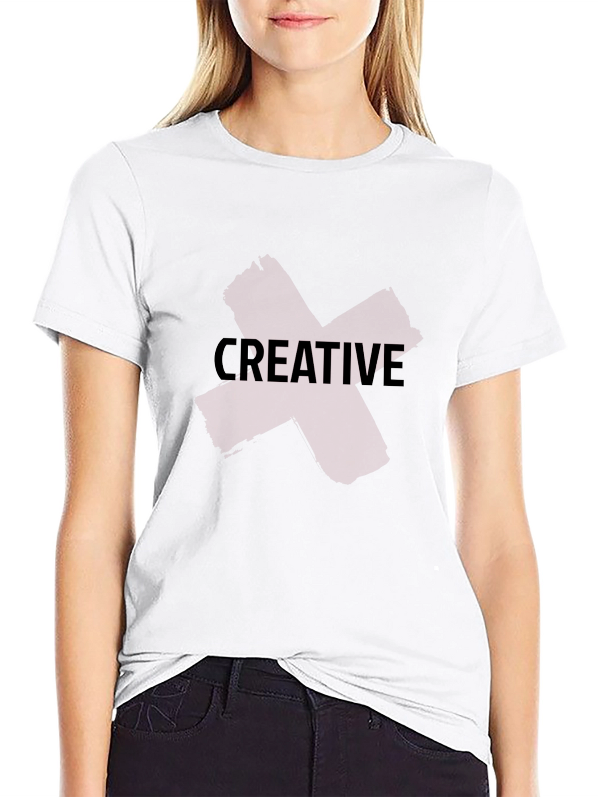 Creative Graphic Tee - Soft Cotton Blend