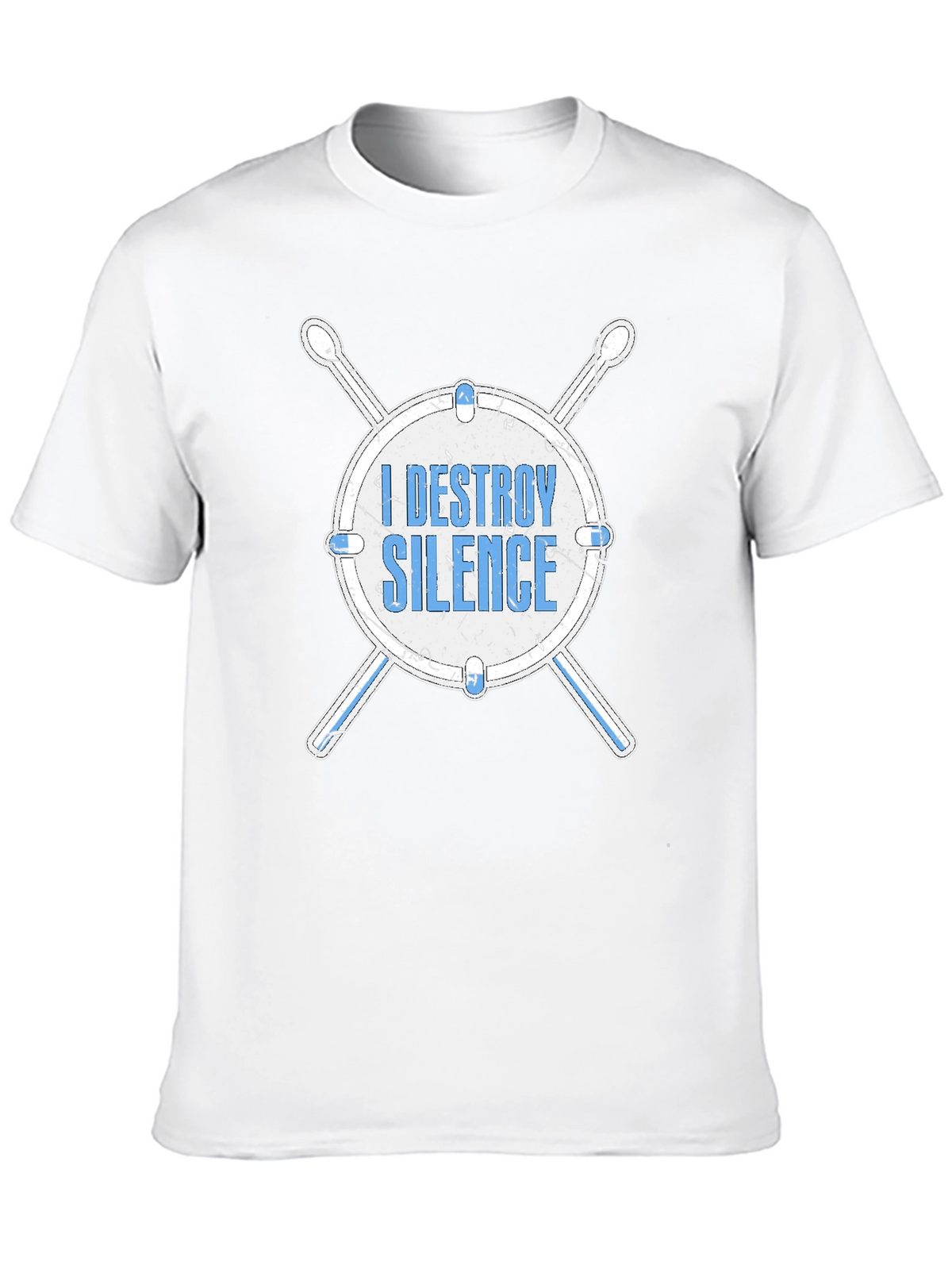 I Destroy Silence Drum T-Shirt