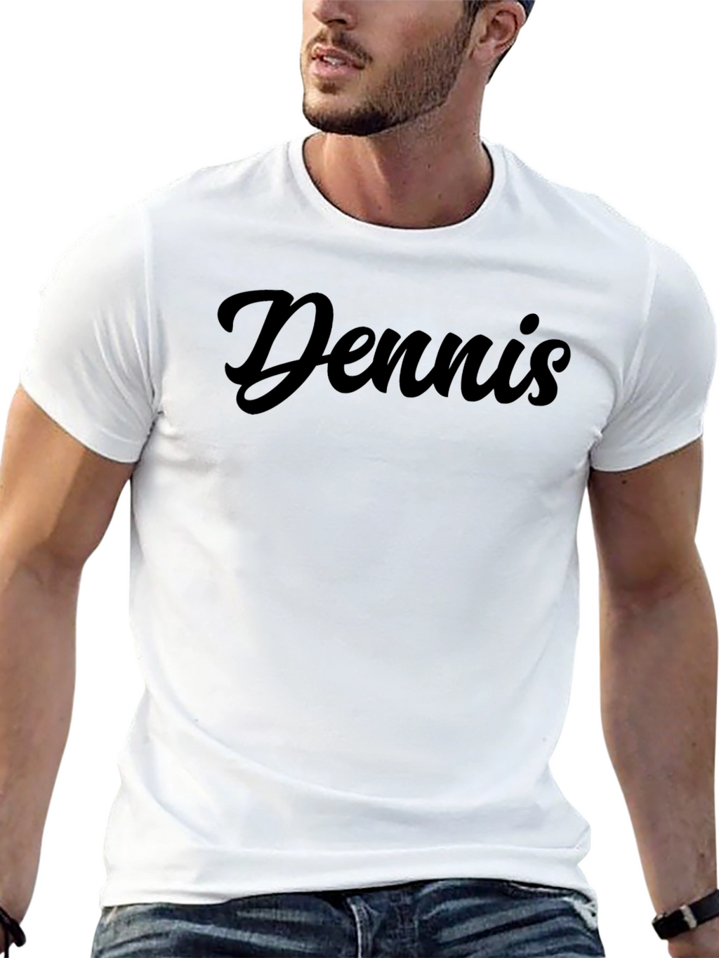 Dennis Custom Name T-Shirt - Stylish Personalized Apparel