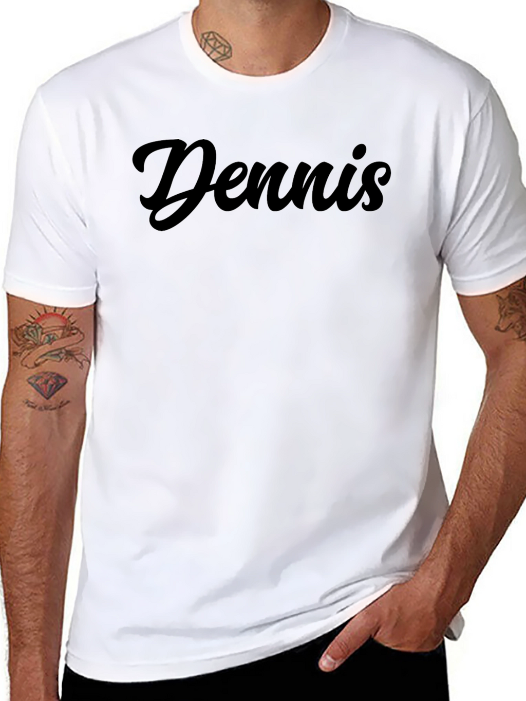 Dennis Custom Name T-Shirt - Stylish Personalized Apparel