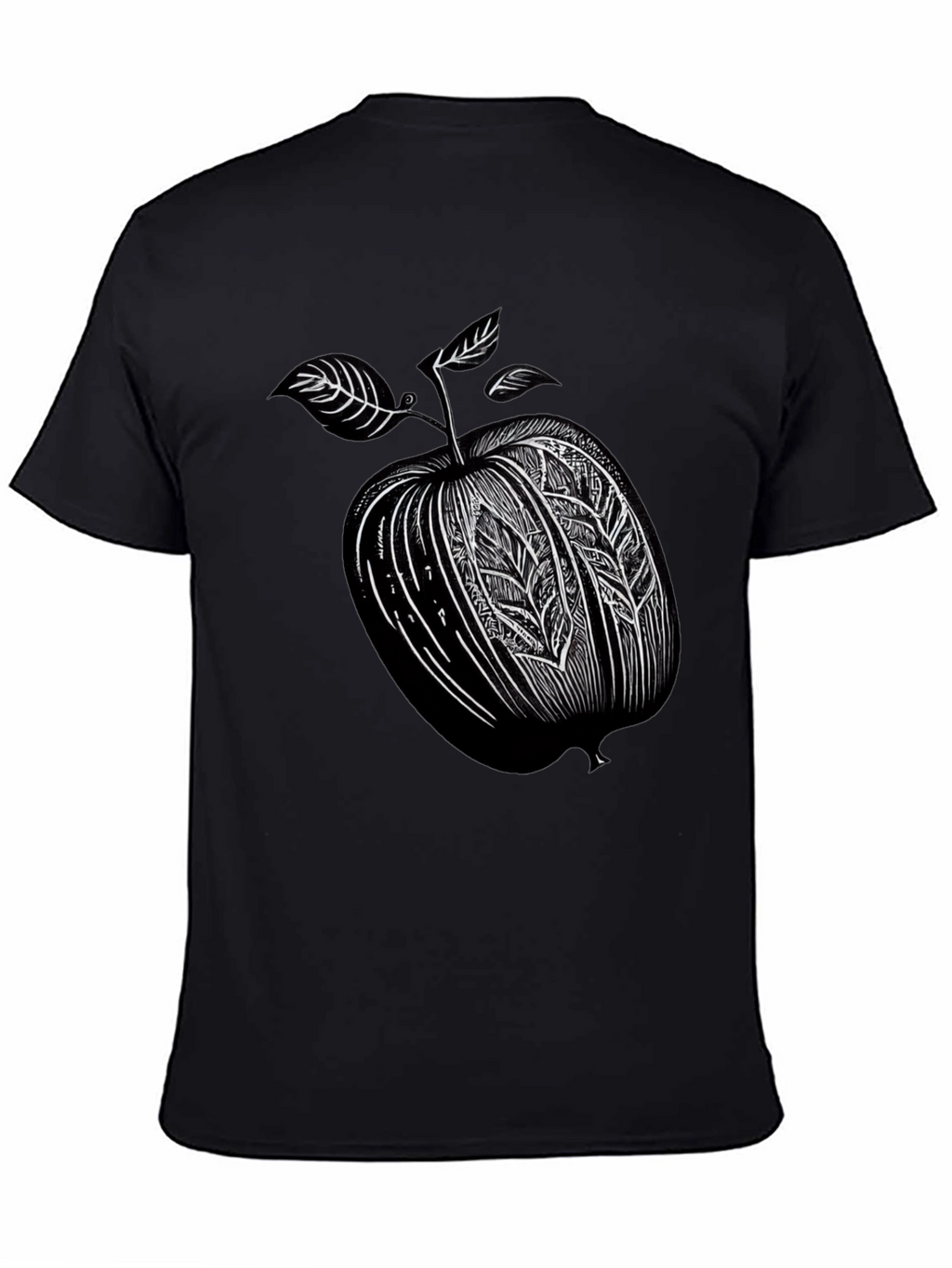 Stylized Apple Graphic T-Shirt