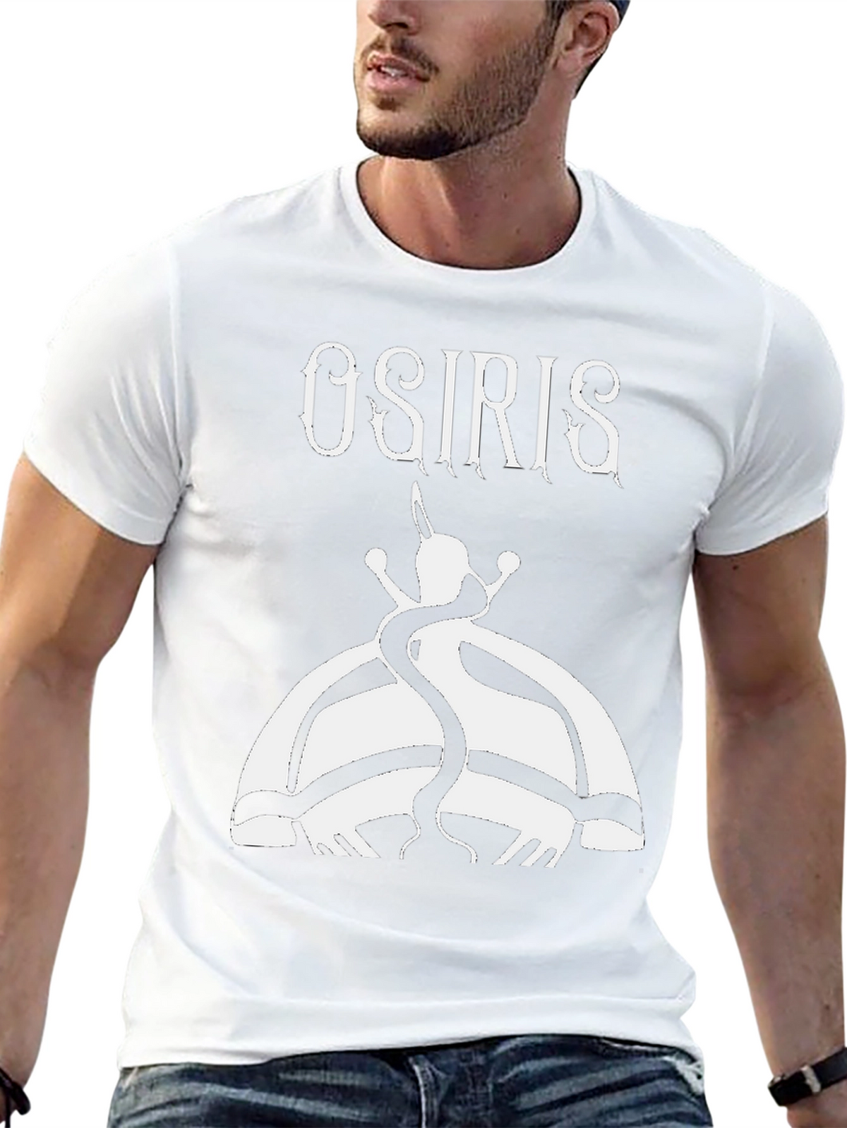 Osiris Graphic Tee - Black Cotton T-Shirt