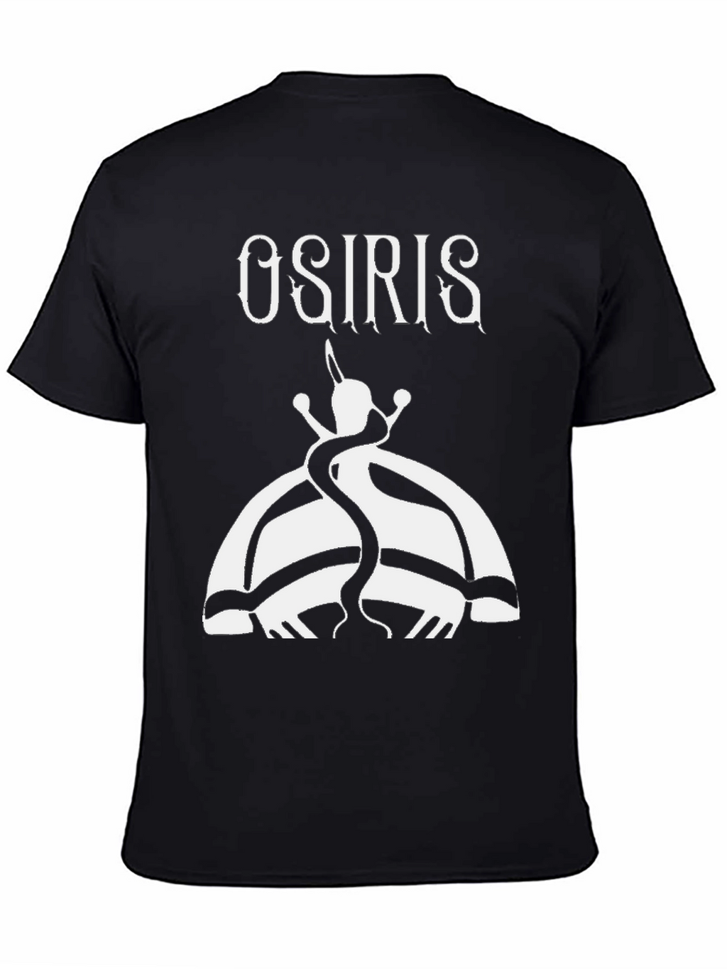 Osiris Graphic Tee - Black Cotton T-Shirt