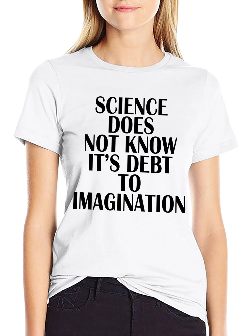 Science & Imagination Black Graphic Tee