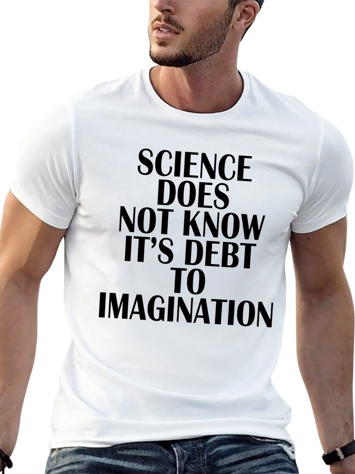 Science & Imagination Black Graphic Tee