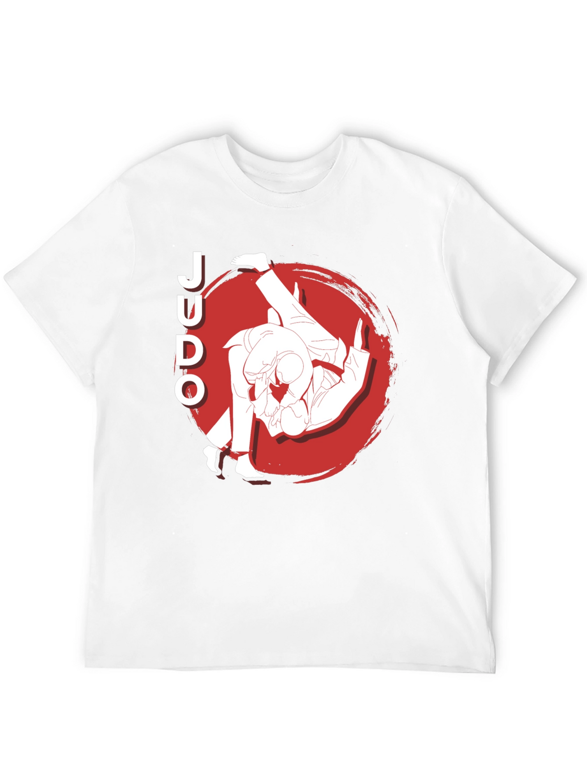 Judo Throw Black Graphic T-Shirt