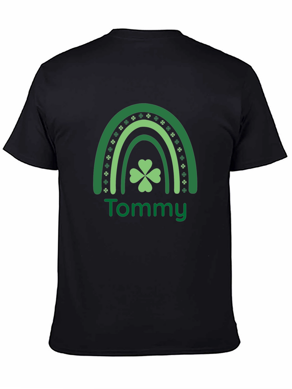 Tommy St. Patricks Day Shamrock Rainbow T-Shirt