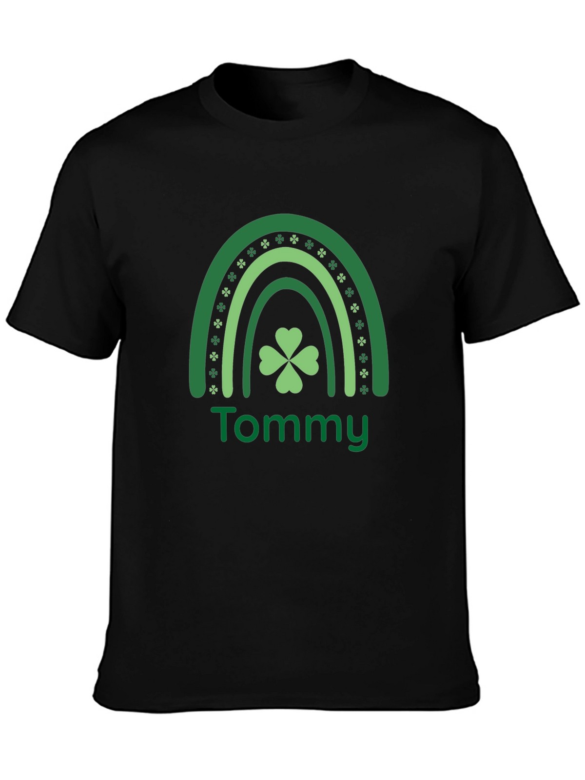 Tommy St. Patricks Day Shamrock Rainbow T-Shirt