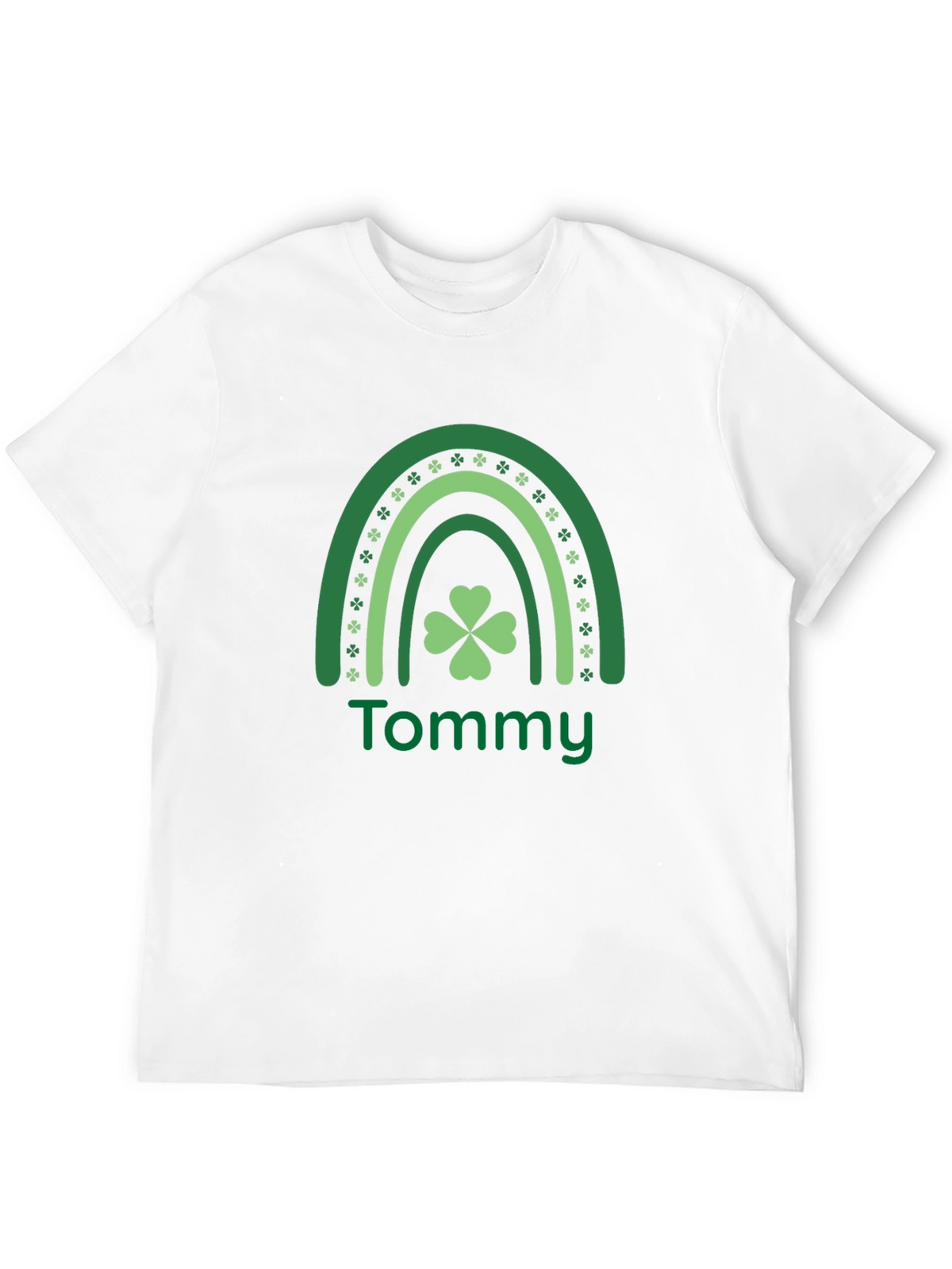 Tommy St. Patricks Day Shamrock Rainbow T-Shirt