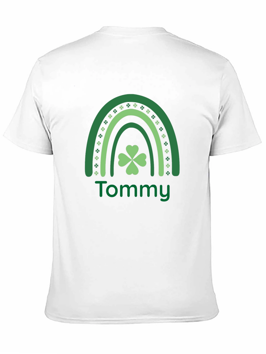 Tommy St. Patricks Day Shamrock Rainbow T-Shirt