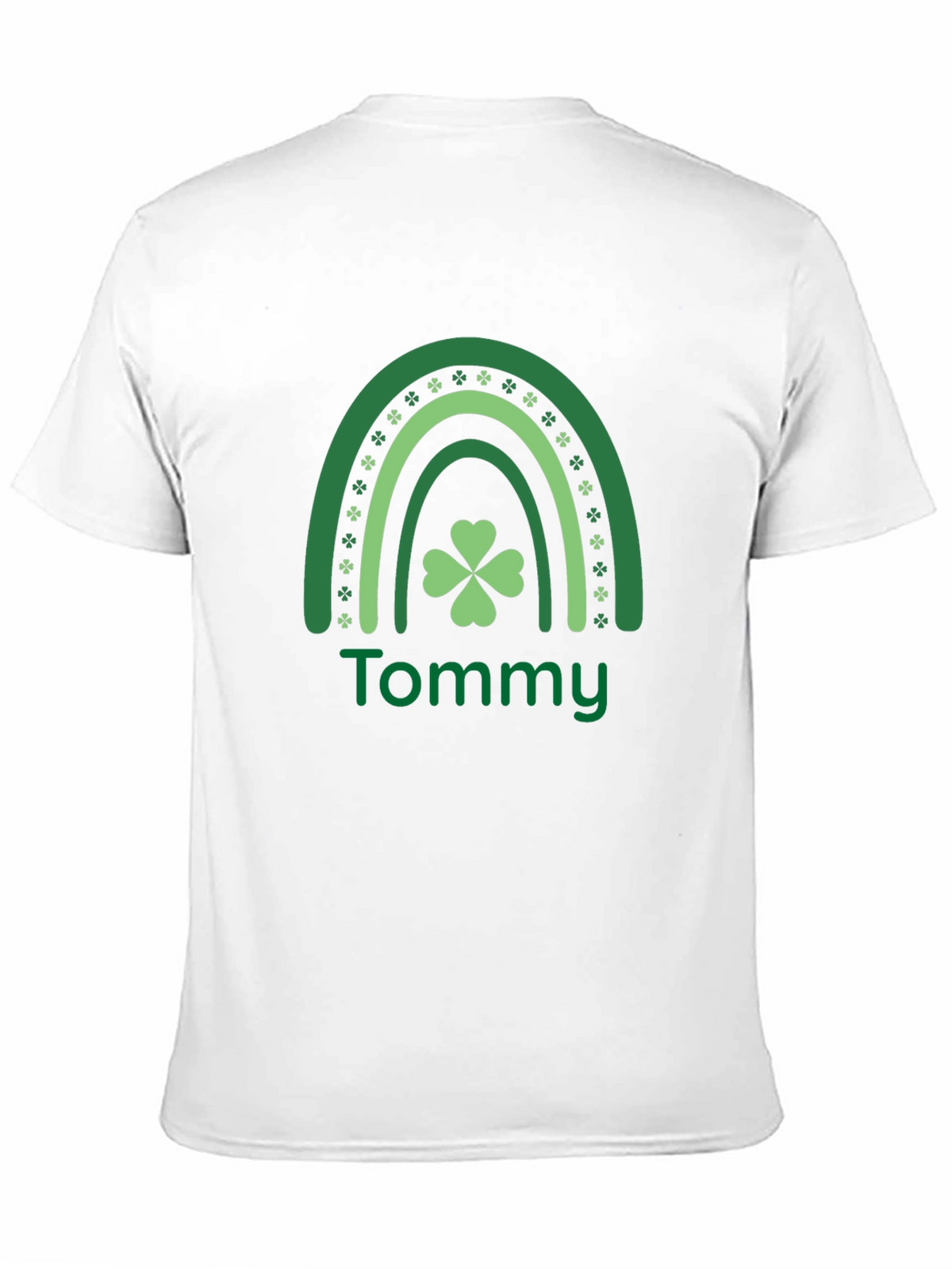Tommy St. Patricks Day Shamrock Rainbow T-Shirt