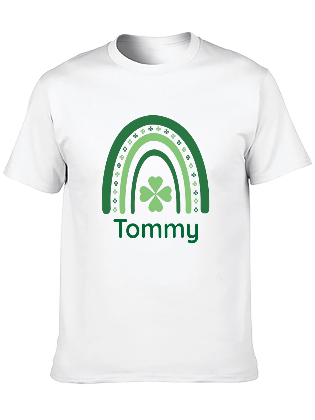 Tommy St. Patricks Day Shamrock Rainbow T-Shirt