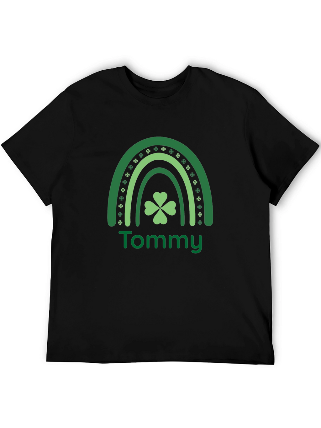 Tommy St. Patricks Day Shamrock Rainbow T-Shirt